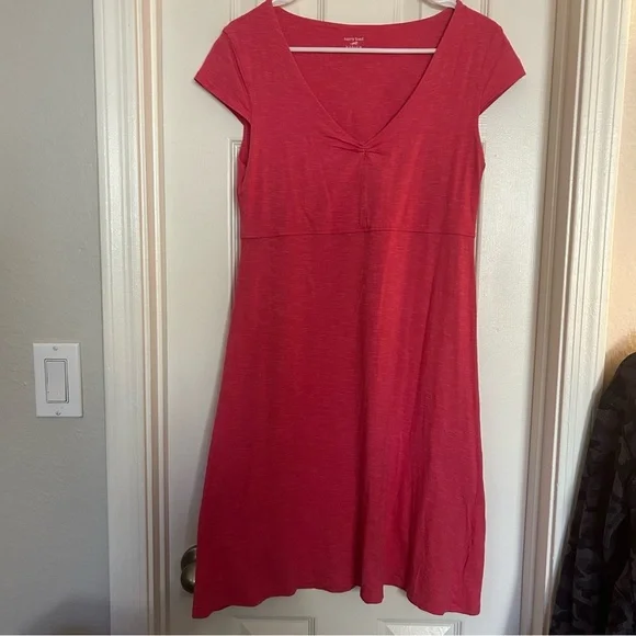 Horny Toad Rosemarie Dress Coral Pink Size Medium - Picture 2 of 7